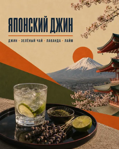 Японский джин — авторский микс Boroda Brothers