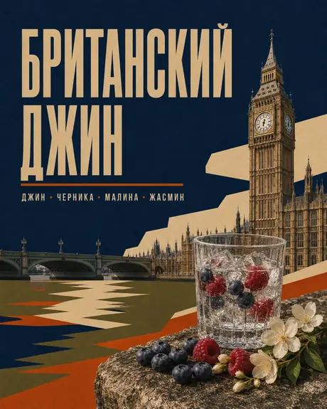 Британский джин — авторский микс Boroda Brothers